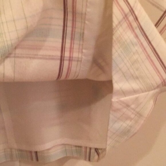 💗🧷 Vintage Final Touch Women’s Pastel Pink & White Plaid Short Sleeve Blazer - Picture 5 of 8